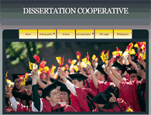 Tablet Screenshot of dissertationcooperative.com